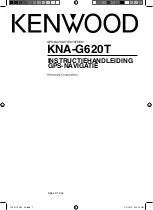 Preview for 145 page of Kenwood KNA-G620T Instruction Manual