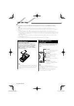 Preview for 8 page of Kenwood KNA-RCDV330 - Wireless Remote For Multimedia Receivers Instruction Manual