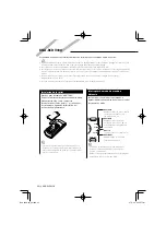 Preview for 32 page of Kenwood KNA-RCDV330 - Wireless Remote For Multimedia Receivers Instruction Manual