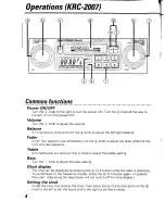 Preview for 4 page of Kenwood KRC-1007 Instruction Manual