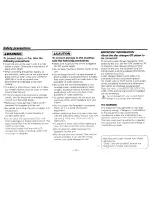 Preview for 3 page of Kenwood KRC-335 Instruction Manual