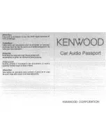 Preview for 28 page of Kenwood KRC-335 Instruction Manual