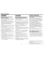 Preview for 3 page of Kenwood KRC-535 Instruction Manual