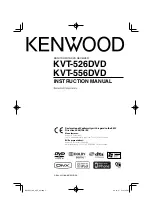 Kenwood KVT-526DVD Instruction Manual preview