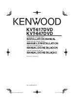 Kenwood KVT-617DVD Installation Manual preview