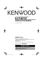 Kenwood KVT-M707 Instruction Manual preview