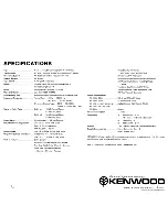 Preview for 12 page of Kenwood KX-620 Instruction Manual