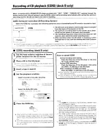 Preview for 20 page of Kenwood KX-W4080 Instruction Manual