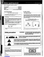 Preview for 2 page of Kenwood LS-G4 Instruction Manual