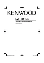 Kenwood LZH-81TJ4 Instruction Manual preview