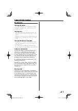 Preview for 21 page of Kenwood M-303USB Instruction Manual