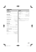 Preview for 23 page of Kenwood M-303USB Instruction Manual