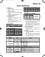 Preview for 3 page of Kenwood MDX-G1 Service Manual