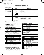 Preview for 4 page of Kenwood MDX-G1 Service Manual