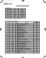 Preview for 8 page of Kenwood MDX-G1 Service Manual