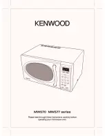 Kenwood MW570 series User Manual preview