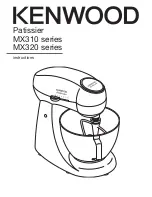 Kenwood MX310 series Instructions Manual preview