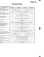 Preview for 3 page of Kenwood PW-A series Service Manual