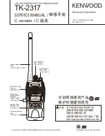 Preview for 1 page of Kenwood TK-2317 Service Manual