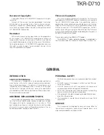 Preview for 3 page of Kenwood TKR-D710 Service Manual