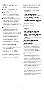 Preview for 5 page of Kenwood TTM480 Instructions Manual