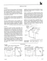 Preview for 3 page of Kenyon 550LP Operating Instrucktions