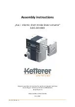 Ketterer KuLi Series Assembly Instructions Manual preview