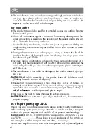 Preview for 6 page of Kettler 0100801-5000 Operating Instructions Manual