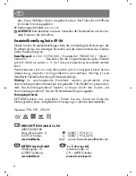 Preview for 4 page of Kettler 01590-000 Operating Instructions Manual