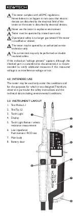 Preview for 5 page of Kewtech KT1795 Instruction Manual