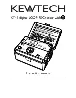 Preview for 1 page of Kewtech KT45 Instruction Manual