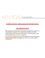 Preview for 26 page of Key Digital KD-VTCA3 User Manual