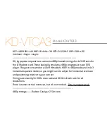 Preview for 42 page of Key Digital KD-VTCA3 User Manual