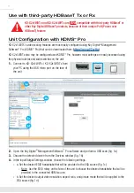 Preview for 10 page of Key Digital KD-X2x1WDTx Operating Instructions Manual