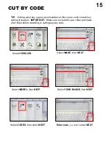 Preview for 16 page of Keyline GYMKANA 994 Quick Start Manual