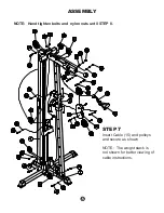 Preview for 10 page of Keys Fitness CABLE CROSSOVER KPS-CC Owner'S Manual