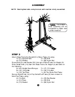 Preview for 5 page of Keys Fitness Power System KPS-1500 Owner'S Manual