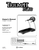 Keys Fitness Triumph 7.3t Owner'S Manual preview