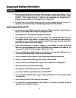 Preview for 4 page of Keys PRO HR Owner'S Manual