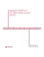 Keysight Technologies U9397A Operating And Service Manual preview