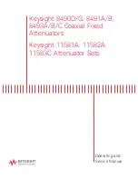 Keysight 1158 Series Operating And Service Manual preview