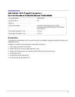 Preview for 3 page of Keysight E8251-60386 Installation Note