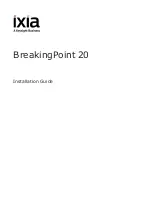 Keysight ixia BreakingPoint 20 Installation Manual preview