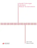 Preview for 1 page of Keysight U3042AE16 User'S And Service Manual