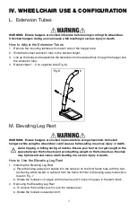 Preview for 22 page of Ki Mobility Focus CR User Instruction Manual & Warranty