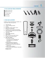 Preview for 3 page of Kichler Lighting Lacey Instruction Manual