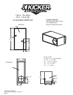 Preview for 21 page of Kicker Comp Woofer Technical Manual