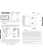 Preview for 2 page of Kicker KB6000 Owner'S Manual