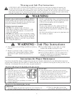 Preview for 2 page of KidKraft Cedar Summit Bancroft Playhouse Installation And Operating Instructions Manual