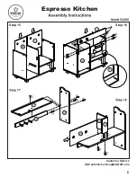 Preview for 6 page of KidKraft Espresso Kitchen 53295 Assembly Instructions Manual